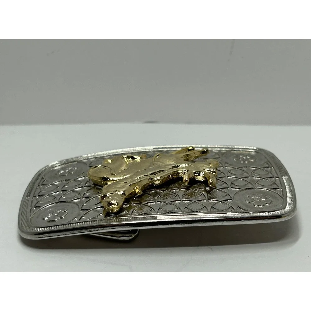 Western Cowboy Rodeo Bucking Bull Rider‎ Belt Buckle Silver Tone Gold Tone